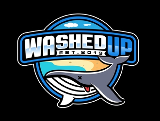 Washed Up logo design by DreamLogoDesign