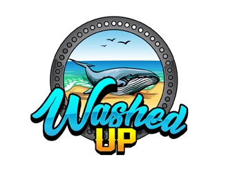 Washed Up logo design by DreamLogoDesign