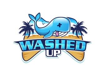 Washed Up logo design by DreamLogoDesign