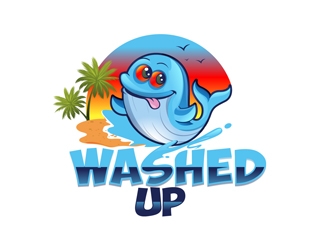 Washed Up logo design by DreamLogoDesign