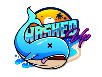 Washed Up logo design by DreamLogoDesign