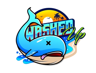 Washed Up logo design by DreamLogoDesign
