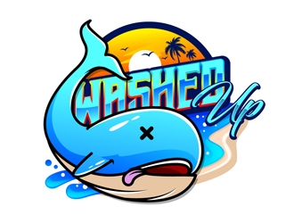 Washed Up logo design by DreamLogoDesign