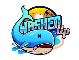 Washed Up logo design by DreamLogoDesign