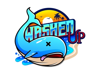 Washed Up logo design by DreamLogoDesign