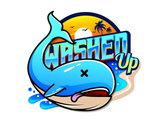 Washed Up logo design by DreamLogoDesign