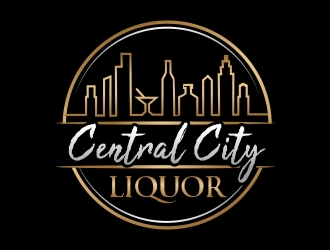 Central City Liquor  logo design by ruki