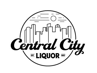 Central City Liquor  logo design by Ultimatum