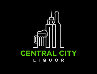 Central City Liquor  logo design by logolady