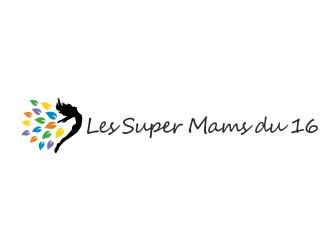 Les Super Mams du 16 logo design by hkartist