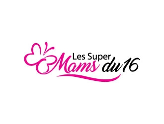 Les Super Mams du 16 logo design by Suvendu