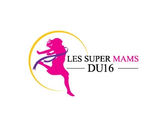Les Super Mams du 16 logo design by Suvendu