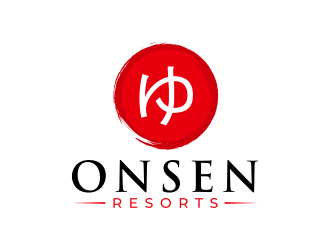 Onsen Resorts logo design by Dakon