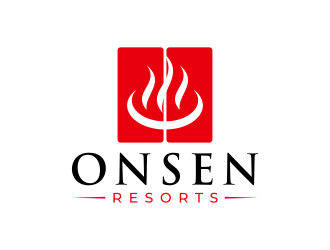 Onsen Resorts logo design by Dakon