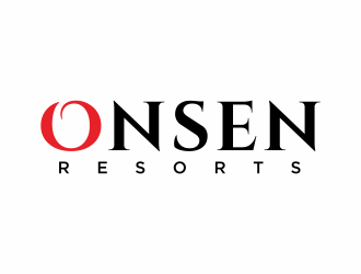Onsen Resorts logo design by hidro
