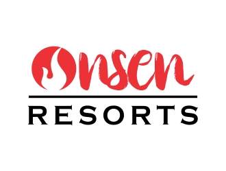 Onsen Resorts logo design by cikiyunn