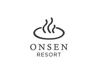 Onsen Resorts logo design by N1one