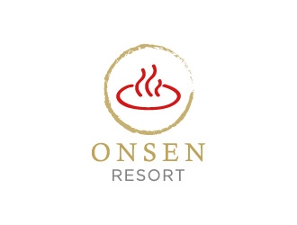 Onsen Resorts logo design by N1one