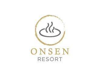 Onsen Resorts logo design by N1one