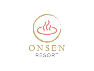 Onsen Resorts logo design by N1one