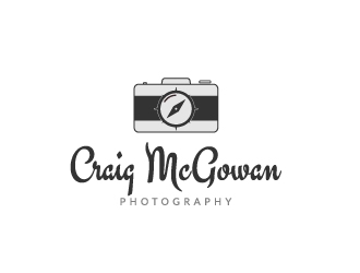 Craig McGowan Photography logo design by kasperdz