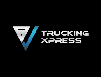 SJ Trucking Xpress logo design by hopee