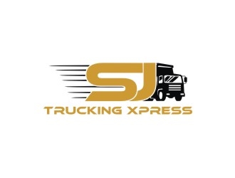 SJ Trucking Xpress logo design by Diancox