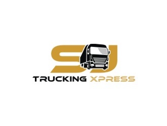 SJ Trucking Xpress logo design by Diancox