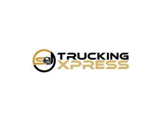 SJ Trucking Xpress logo design by Diancox