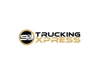 SJ Trucking Xpress logo design by Diancox
