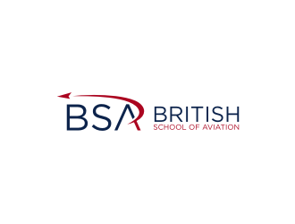 BRITISH SCHOOL OF AVIATION logo design by blessings