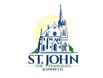 St. John the Evangelist, Jeanerette logo design by frontrunner