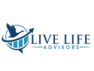 Live Life Advisors logo design by PMG