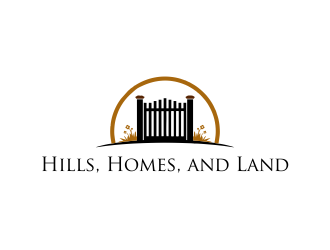 Hills, Homes, and Land logo design by ROSHTEIN