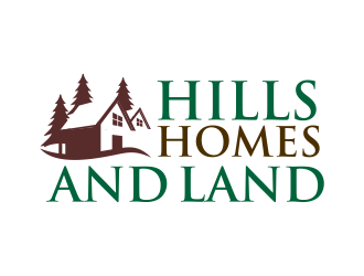 Hills, Homes, and Land logo design by ingepro