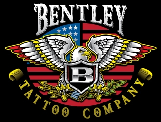 Bentley Tattoo Company logo design by REDCROW