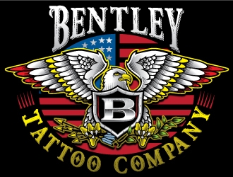 Bentley Tattoo Company logo design by REDCROW