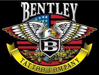 Bentley Tattoo Company logo design by REDCROW