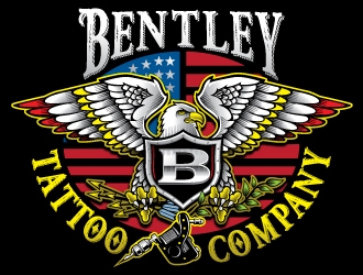 Bentley Tattoo Company logo design by REDCROW