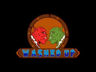 Washed Up logo design by wizzardofoz84