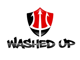 Washed Up logo design by ElonStark