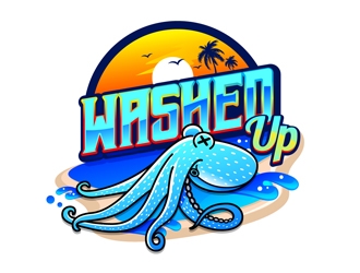 Washed Up logo design by DreamLogoDesign