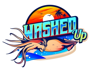 Washed Up logo design by DreamLogoDesign