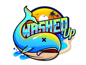 Washed Up logo design by DreamLogoDesign