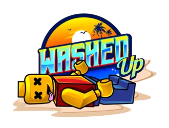 Washed Up logo design by DreamLogoDesign