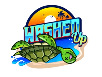 Washed Up logo design by DreamLogoDesign