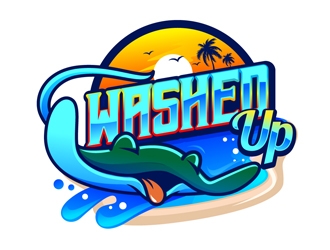 Washed Up logo design by DreamLogoDesign