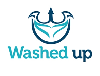 Washed Up logo design by DreamLogoDesign
