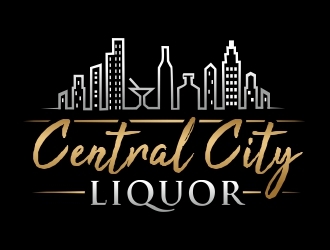 Central City Liquor  logo design by ruki