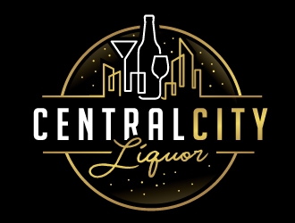 Central City Liquor  logo design by REDCROW